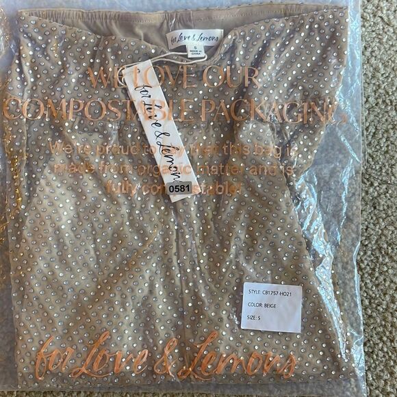 For Love and Lemons 🍋 Kiara Biker Short Size S - Picture 7 of 11